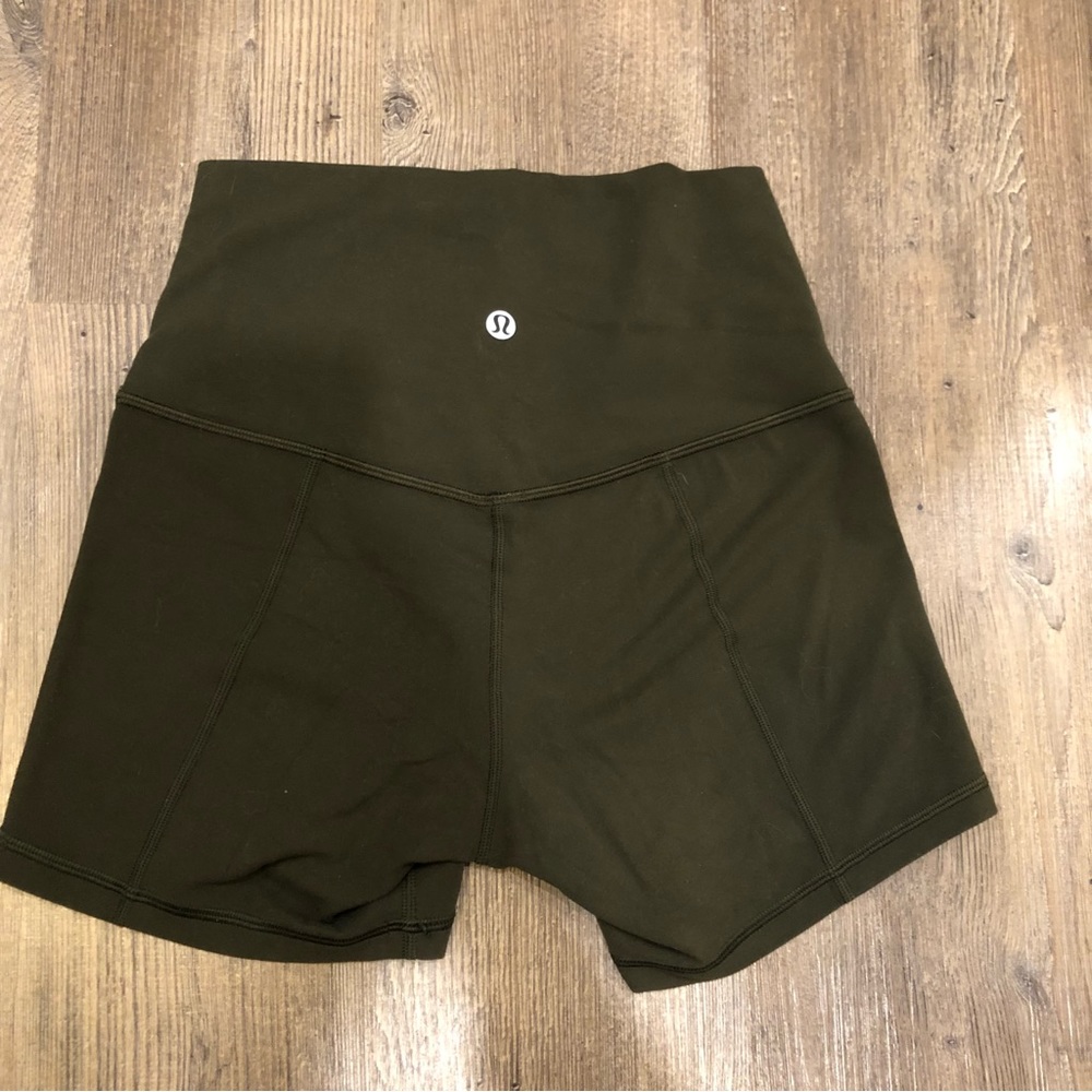 Lululemon 4” Align Olive Green Shorts
